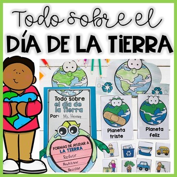 Preview of Día de la Tierra y reciclaje | Earth Day and recycling in Spanish