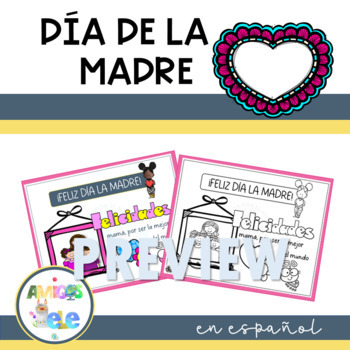 Preview of Felicidades mamá | Español