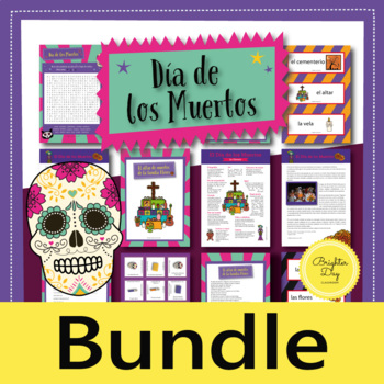 Preview of Día de los Muertos, Day of the Dead, Activity BUNDLE, Spanish