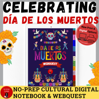 Preview of Día de los Muertos - Day of the Dead Webquest Activity | NO PREP & Answer Key!