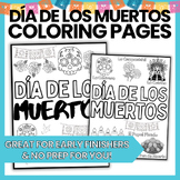Día de los Muertos Spanish Coloring Pages | Páginas de Col
