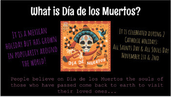 Preview of Día de los Muertos Webquest