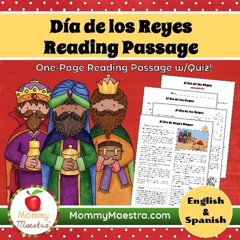 Preview of Día de los Reyes Magos Reading Passage