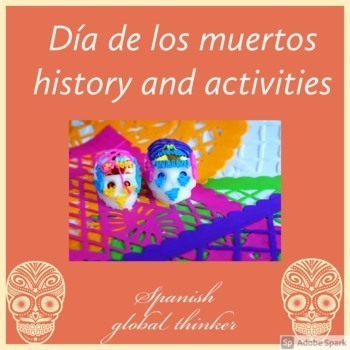 Preview of Día de los muertos history and KWL activity