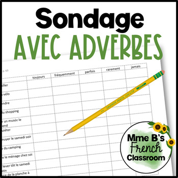 D Accord 3 Lecon 2 Sondage Avec Adverbes By Mme B S French Classroom