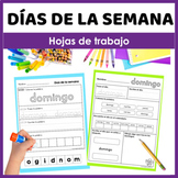 Días de la semana | Days of the Week in Spanish worksheets