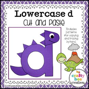 Letter D Craft Dinosaur by Crafty Bee Creations | TpT
