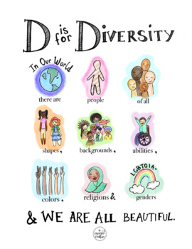 Preview of D is for Diversity Illustration
