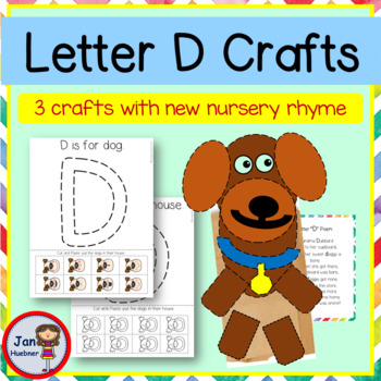 D is for Dog Craft by Play2Grow with Jan Huebner | TpT