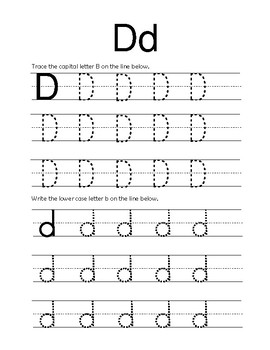 D Letter Worksheets By Timothychristian 