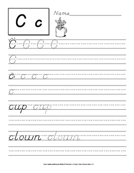 D'nealian Handwriting Practice: Letters and Words | TpT