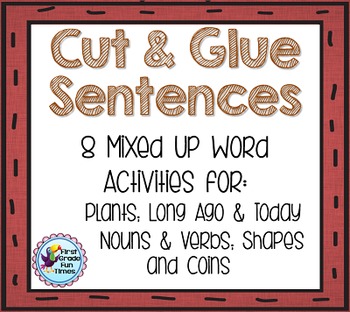 Preview of Cut and Glue Sentences