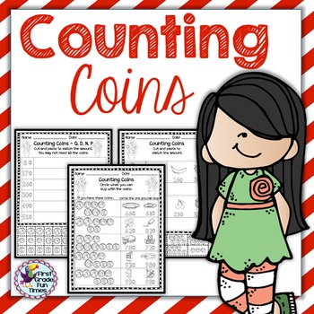 Preview of Money Math and Counting Coins Now Includes Spanish Version