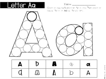 Dab A Letter By Teach From A To Z 