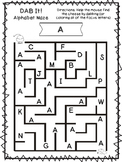 DAB It! Uppercase Alphabet Mazes