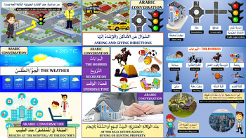 Preview of DAILY ARABIC CONVERSATIONS, ARABIC LESSONS, ARABIC DIALOGUES.