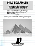 DAILY BELLRINGER Ancient Egypt Worksheet PACK with VIDEOS 