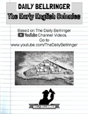 DAILY BELLRINGER Early English Colonies Worksheet PACK wit
