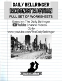 DAILY BELLRINGER Reconstruction Worksheet PACK with VIDEOS