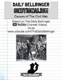 DAILY BELLRINGER Sectionalism Worksheet PACK with VIDEOS a
