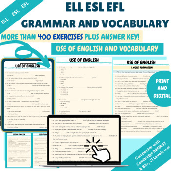 Preview of DAILY GRAMMAR WORKSHEETS PRACTICE B2 FIRST FCE C1 ADVANCED CAE BUNDLE