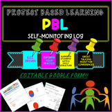 DAILY P.B.L. SELF-MONITORING LOG: Project Based Learning Supports