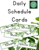 DAILY SCHEDULE_LEAVES | Classroom Decor | Natural | Schedu