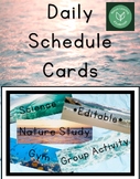 DAILY SCHEDULE_WATER | Classroom Decor | Natural | Class M