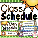 DAILY VISUAL SCHEDULE CARDS  {EDITABLE - DOTS CLASSROOM DECOR}