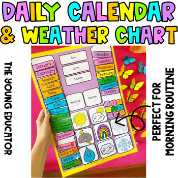Preview of DAILY WEATHER & CALENDAR CHART