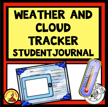 Preview of DAILY WEATHER TRACKING JOURNAL Backyard Data Observations