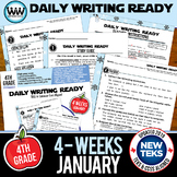 4th Grade Daily Language Review for January New ELA TEKS