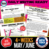 4th Grade Daily Language Review for May/June New ELA TEKS