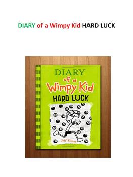 Preview of DAIRY of a Wimpy Kid - HARD LUCK activities