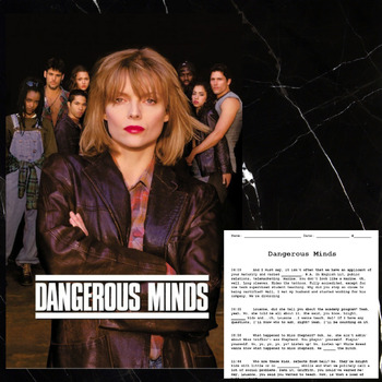Preview of DANGEROUS MINDS - Movie Guide Q&A, Storyboard & Writing Frames
