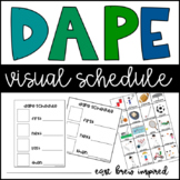 DAPE Task List Schedule and Visual Activity Cards