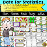 MEAN, MEDIAN, MODE, RANGE, OUTLIER: DATA FOR STATISTICS