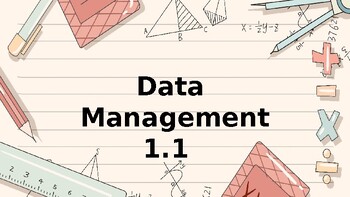 Preview of DATA SLIDES: Data Lit. Slides - ONTARIO Curriculum aligned. Grades 3-8.