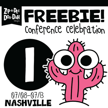 Preview of DAY 1 FREEBIE TPT Nashville Conference Celebration Week!!!