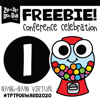 Preview of DAY 1 FREEBIE TPT Virtual Conference #TpTForward2020 Celebration Week!!!