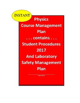 Preview of PHYSICS  DAY-1  CLASS MANAGEMENT PLAN
