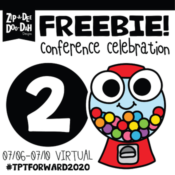 Preview of DAY 2 FREEBIE TPT Virtual Conference #TpTForward2020 Celebration Week!!!