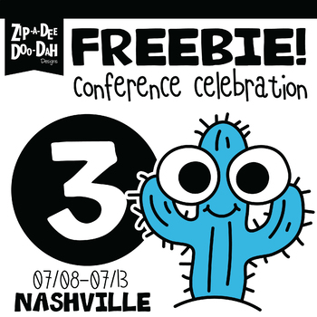 Preview of DAY 3 FREEBIE TPT Nashville Conference Celebration Week!!!