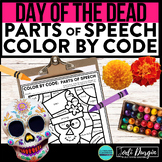 DAY OF THE DEAD color by code Dia de Los Muertos coloring 