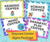 DAYCARE CENTER SIGNS/Childcare Printable Signs for Preschool & Toddler Classroom