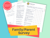 DAYCARE PARENT SURVEY/ Childcare Center Printable Parent S