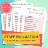 DAYCARE STAFF EVALUATION/ Childcare Printable Employee Eva