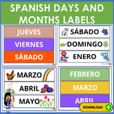 Days and Months Labels in Spanish