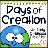 DAYS OF CREATION BIBLE LESSONS UNIT