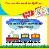 DAYS OF THE WEEK IN AFRIKAANS TRAIN DISPLAY/DAE VAN DIE WE